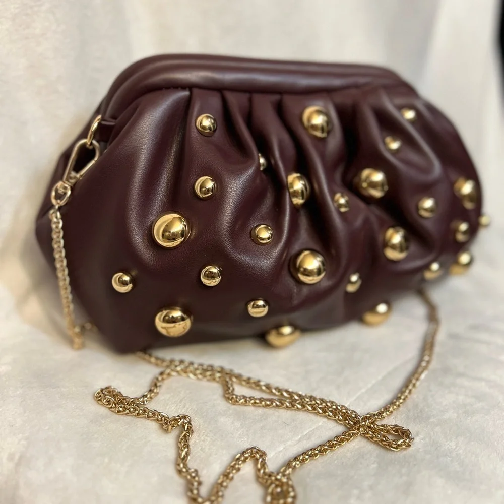 🍷URBAN EXPRESSIONS WINE/BROWN CAREY BAG🍷NWT